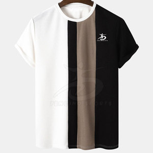 Camiseta de Hombre de Alta Calidad 100% Algodón, Diseño OEM, Tejido de Punto, Ligera, Transpirable, de Secado Rápido, Ecológica, Corte Holgado, Cuello Redondo - Product Image 1