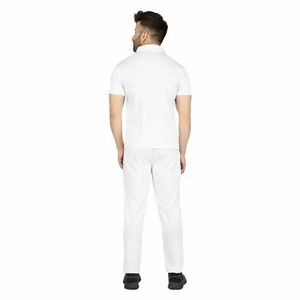 Men's Breathable Summer Sportswear <b>Cricket</b> Set with Simple Design Short Sleeves Sporty Style and Turn-down Collar - Product Image 3