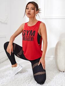 Vente directe d'usine femmes Gym Fitness débardeur coton fait léger femmes débardeur à vendre - Product Image 2