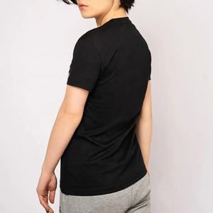 Camiseta de manga corta con logotipo bordado para mujer, ropa con impresión personalizada, informal, en blanco, con tarjeta de etiqueta - Product Image 6