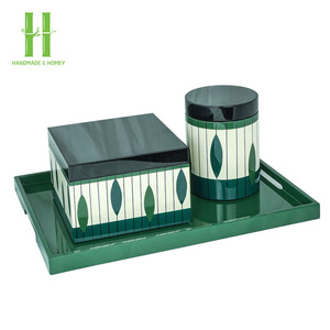 Bandeja Rectangular de Laca Hecha a Mano de Alta Calidad para Restaurante y Hotel, Fabricada en Vietnam - Product Image 5