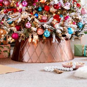 2023 nuevo elegante collar de árbol de cobre falda de árbol Collar de árbol decoración de Navidad Collar de árbol de Navidad - Product Image 2