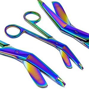 Infirmières Stadtler Ciseaux Ciseaux colorés Ciseaux Lister La base des instruments chirurgicaux - Product Image 3