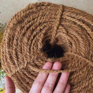 Corde en fibre de coco de haute qualité et 100% écologique et entièrement naturel longueur de 50 pieds - Product Image 2
