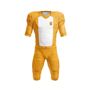 Nuevo diseño uniforme de entrenamiento de fútbol americano transpirable manga corta servicio OEM personalizado - Product Image 2