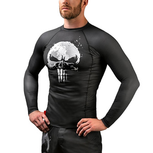 Custom Branded Mens Rash Guard, UPF 50+, Compression Fit, Ideal for <b>Surfing</b>, Swimming, and Outdoor Sports, Bulk Order Discounts - Product Image 1