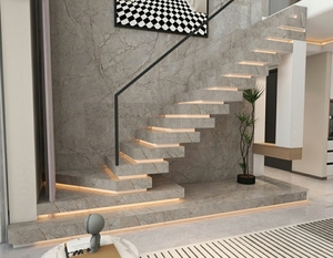 Gran losa piedra artificial Taj Mahal mármol mirada piso porcelana pulido mate piedra sinterizada para Decoración - Product Image 3