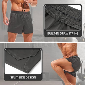 Quick Dry <b>Men</b> Sports <b>Shorts</b> With Mesh Fabric Perfect For Gym Sessions Training And Casual Active Lifestyle Wear - Product Image 3