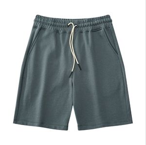 Men's 100% Cotton Fleece/Terry Sweat Shorts Custom Made with Solid Design Pattern 300 Grams Fabric Weight Front Logo Placement - Product Image 2