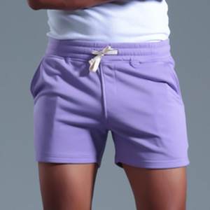 Pantalones cortos atléticos para correr en el gimnasio para hombre con bolsillos Pantalones cortos de entrenamiento de algodón Pantalones cortos para correr - Product Image 5