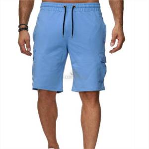 Vente en gros de shorts de sport pour hommes avec poches pour la course à pied, personnalisés, de haute qualité, à taille élastique et à séchage rapide - Product Image 1