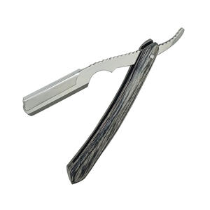 Classic Wooden Handle Cut Throat <b>Razor</b> Professional Barber Straight Edge <b>Razors</b> for Shaving and Shaping Barber <b>Razor</b> - Product Image 1