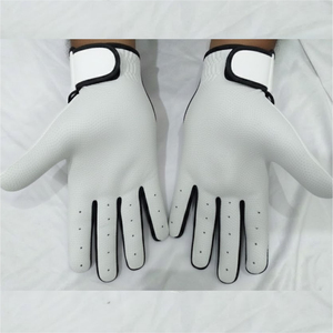 Gants de frappe de baseball en cuir Cabretta professionnels, confortables, à sangle réglable robuste et fermeture auto-agrippante - Product Image 6