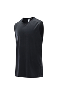 Breathable Quick Dry Knitted V-neck Sleeveless <b>Men</b> Tank Tops Fitness <b>Singlet</b> Bodybuilding Workout Gym - Product Image 5