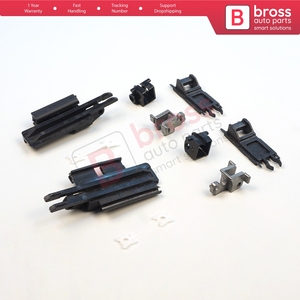 ชุดรางเลื่อนซันรูฟ BSR676 10 ชิ้น ชุดคลิปยึดซ้ายขวา สำหรับรถยนต์ซีรีส์ 5 E39 ปี 1996-2003 แบบ 4/5 ประตู และ X5 E53 ปี 2000-2006 รุ่น 811 - Product Image 5