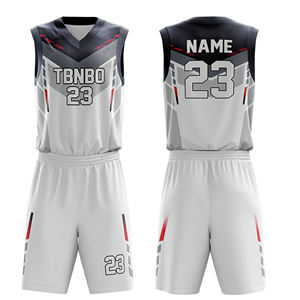Imprimé personnalisé hommes dernière conception de maillot de basket-ball maillot de sport sublimation confortable kits d'uniformes de basket-ball personnalisés - Product Image 3