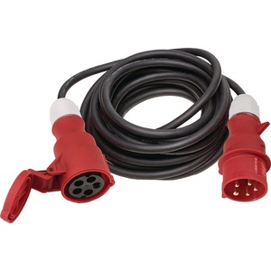 Cable de Extensión CEE 32A 400V 10m H07RN-F 5x6mm Negro IP44, Cables de Alimentación WINEGRTNER - Product Image 1