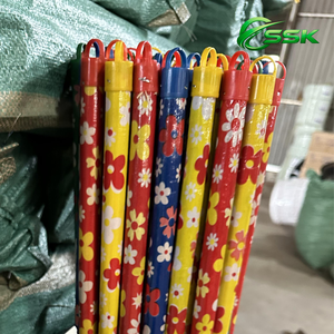 Escoba de madera vietnamita con mango recubierto de PVC 2 en 1, herramienta de limpieza ecológica, duradera y de alta calidad para uso doméstico - Product Image 2