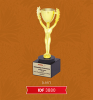 Ideas de Productos Nuevos 2025: Trofeo Metálico Corporativo Personalizable, Duradero y Ecológico, Precio al por Mayor para Exportación Mundial a India