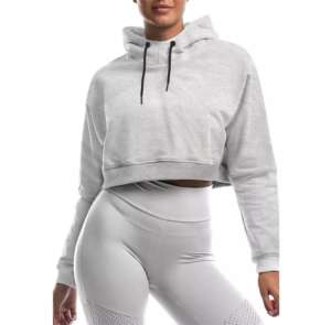 Pull à capuche en molleton de polyester 100% pour femmes pull Streetwear de haute qualité coupe boxy imprimé personnalisé OEM automne respirant - Product Image 3