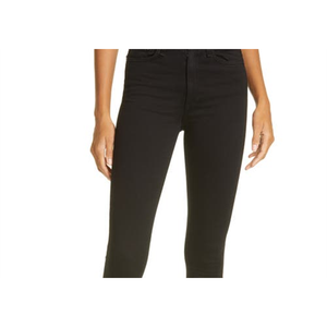 Jeans Skinny a Vita Alta Rag & Bone Nina in Denim Traspirante con Stampa Casual, Stile Pantaloni a Sigaretta Invernali in Nero Taglia 32 XL - Product Image 2