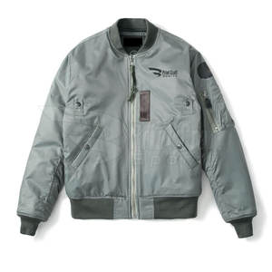 Venta en línea de poliéster hecho chaqueta de bombardero transpirable chaqueta de invierno chaqueta de bombardero de etiqueta privada - Product Image 1