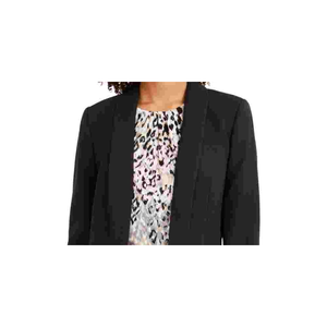Blazer da Donna Calvin Klein Parker con Apertura Frontale, Stampa Tinta Unita, Ricamo, Bottoni, Monopetto o Doppiopetto, Nero, Taglia 14 - Product Image 2