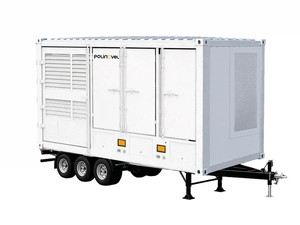1.293MWh 1.2MW LiFePO4 Liquid Cooling Containerized Mobile BESS Energy Storage <b>System</b> - Product Image 3