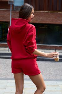 Conjunto Deportivo de Dos Piezas para Mujer, Talla Grande, Invierno, Color Sólido, Bordado, Personalizable - Product Image 6