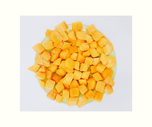 Mitades de mango congelado de Vietnam IQF procesadas y envasadas al vacío en agua disponibles a precios competitivos al por mayor - Product Image 1