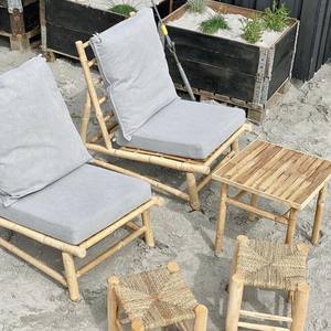 Chaise de détente moderne en bambou/canapé pour l'extérieur Park Garden Hotel ou Villa Meubles - Product Image 3