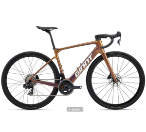 Vélo de route d'endurance Defy Advanced E+ Elitt 1 Carbon E 2025, transmission sans fil 2x, tige de selle en forme de D, vélo à frein à disque - Product Image 1
