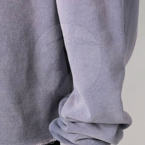 Sweats à capuche lavés à l'acide de haute qualité fabriqués au Pakistan pour hommes Motif solide Teint uni Hiver Quantité en vrac en stock - Product Image 5