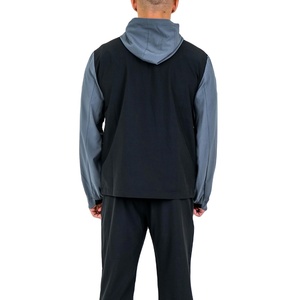 Chaqueta Deportiva con Capucha y Logotipo Personalizado, Impermeable, Cortavientos, Transpirable, Ecológica, de 2 Piezas, para Invierno - Product Image 2