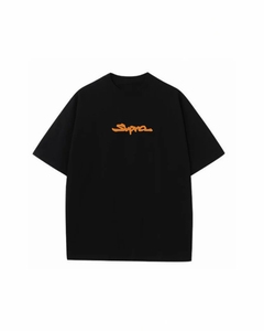 T-shirts pour hommes tendance rétro 100% coton de haute qualité, logo personnalisé imprimé, coupe ample, style streetwear avec des designs personnalisés à grammage élevé - Product Image 4