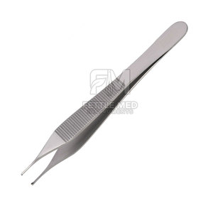 Juego de Pinzas Quirúrgicas Adson de Titanio Profesional con Empuñadura Dentada Manual - Product Image 1