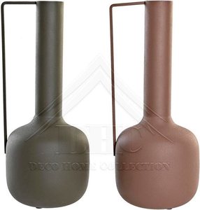 Vase décoratif moderne en métal, pot à fleurs en fer antique, vase pichet galvanisé de style nordique pour la décoration de la maison, des mariages et du salon - Product Image 6