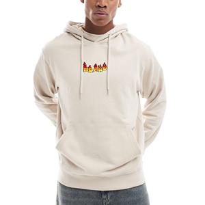 Sudadera con Capucha Ligera de Algodón, Unisex, Informal, para Deporte, Gimnasio, con Bolsillos, Capucha Ajustable y Logotipo Estampado - Product Image 1