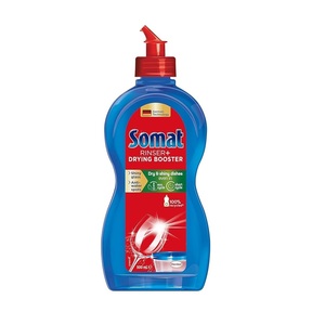 Somat Rinser + Drying Booster (500mL), <b>Dishwashing</b> Rinse Aid for Shiny and Dry Dishes, Additive to Dishwasher Cleaners - Product Image 1