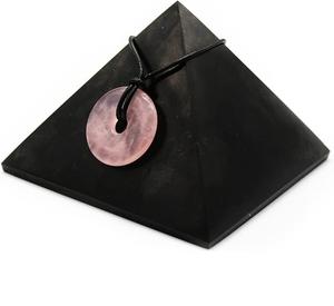 จี้โดนัททรงกลมทำจากหินควอตซ์ใสจากหินธรรมชาติเป็นของขวัญและ Jawellery - Product Image 3