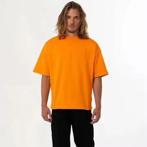 T-shirt vintage délavé à l'acide pour homme, design personnalisé, impression sur pierre, haute qualité, 100% coton tricoté, surdimensionné, 2025 - Product Image 5