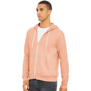 Bella Canvas Mens Sportswear Pullover Cremallera Sudadera con capucha - Product Image 1