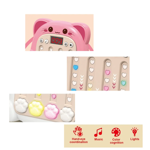 Vente en gros de jeux d'entraînement à la réaction portables Machine à jeux électroniques Rhythm <span class=keywords><strong>Master</strong></span> <span class=keywords><strong>Jeu</strong></span> à poussée rapide avec lumière musicale - Product Image 6