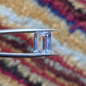 Turmalina Natural al por Mayor, Corte Cojín de 3.75 Quilates, Piedra Preciosa Azul Suelta para Joyería con Efectos Ópticos Ligeros - Product Image 1