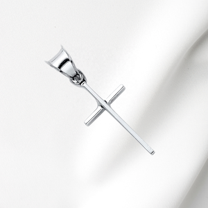 Trendy Unisex Latin <b>Cross</b> Pendant Fashion Diamond <b>Silver</b> Plated Metal Customized Brass Waterproof Christian Pendants Charms - Product Image 5