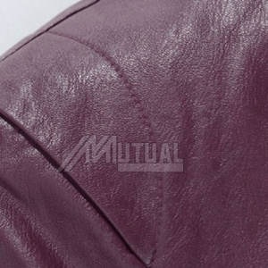 Veste en cuir de nouveau design pour hommes avec fermeture éclair avant et poignets réglables Veste en cuir idéale pour les activités de plein air - Product Image 5