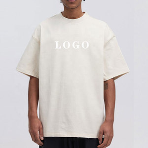 เสื้อยืดโอเวอร์ไซส์ผ้าฝ้าย100% บ็อกซี่สีขาวโอเวอร์ไซส์เสื้อยืดผ้าฝ้าย100% พิมพ์ลายกราฟิกเสื้อผ้าแนวสตรีท - Product Image 1