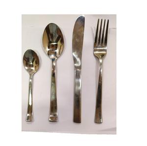 Nouveau Design plaqué or revêtement PVD acier inoxydable ensemble de couverts couteau cuillère fourchette couverts colorés ensemble de couverts en or - Product Image 2