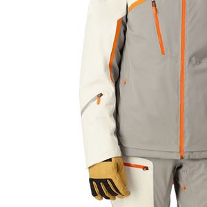 แจ็กเก็ตสกีสำหรับผู้ชายผ้าโพลีเอสเตอร์แบบ100% ระบายอากาศได้ดีสวมใส่สบายหลากสี - Product Image 2