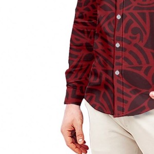 Chemise à sublimation de style unique Chemises pour hommes légères de haute qualité Chemise à manches longues à sublimation 100% coton - Product Image 5